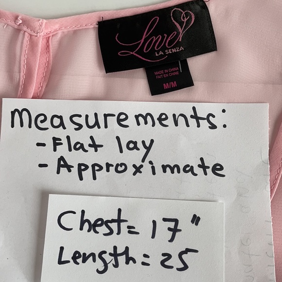 La Senza ,Pink and black négligée set, size medium - Picture 8 of 10